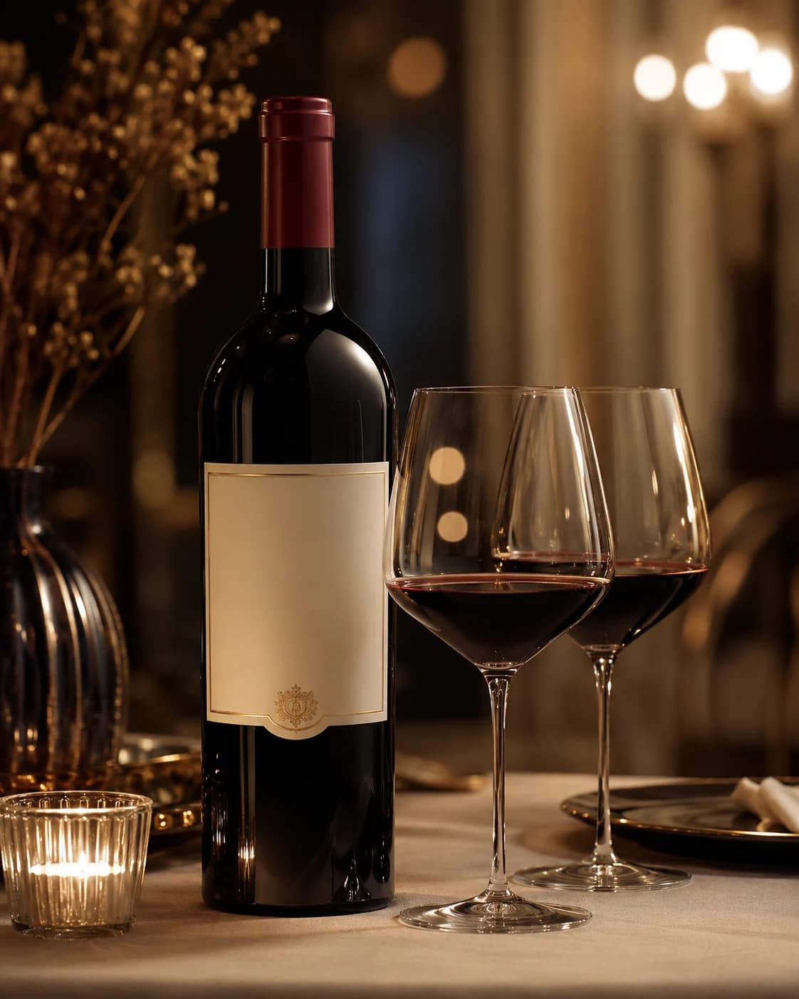 Wine collection auction lot with reserve met