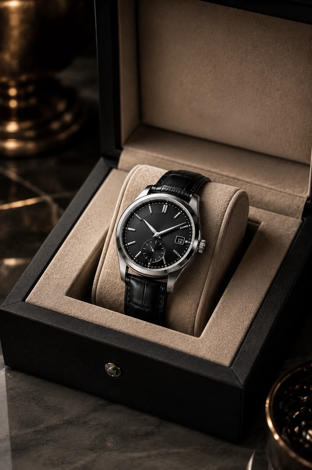 Boxed watch auction lot
